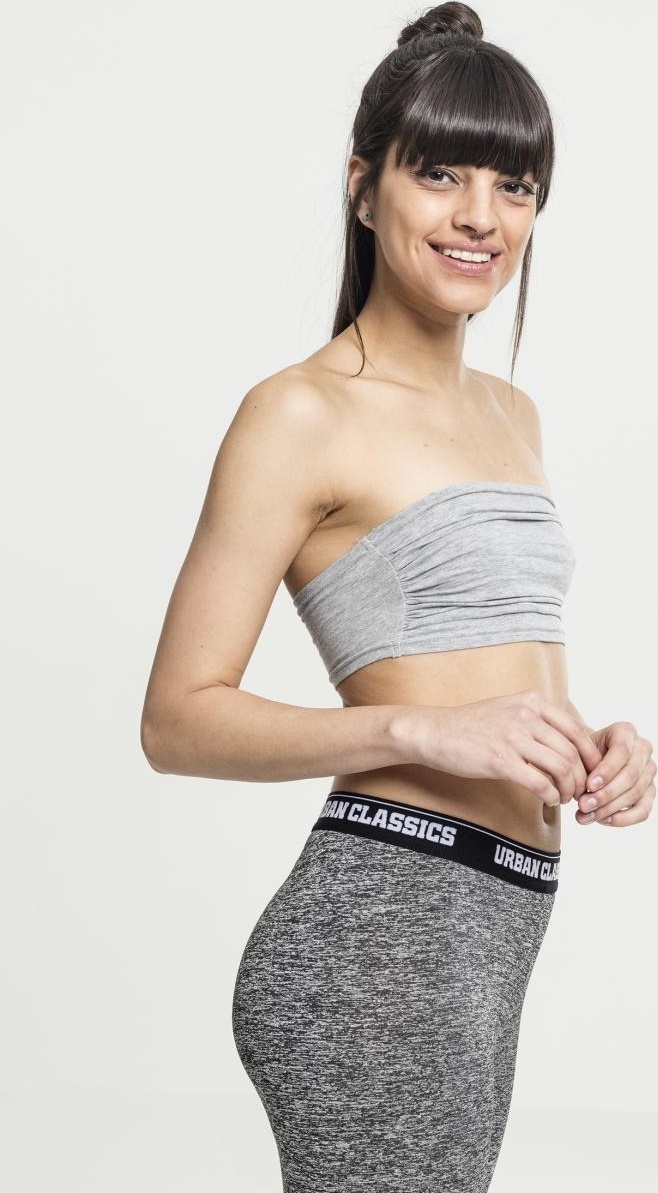 UrbanClassicsFemaleShirtLadiesBandeauTopGrey-L