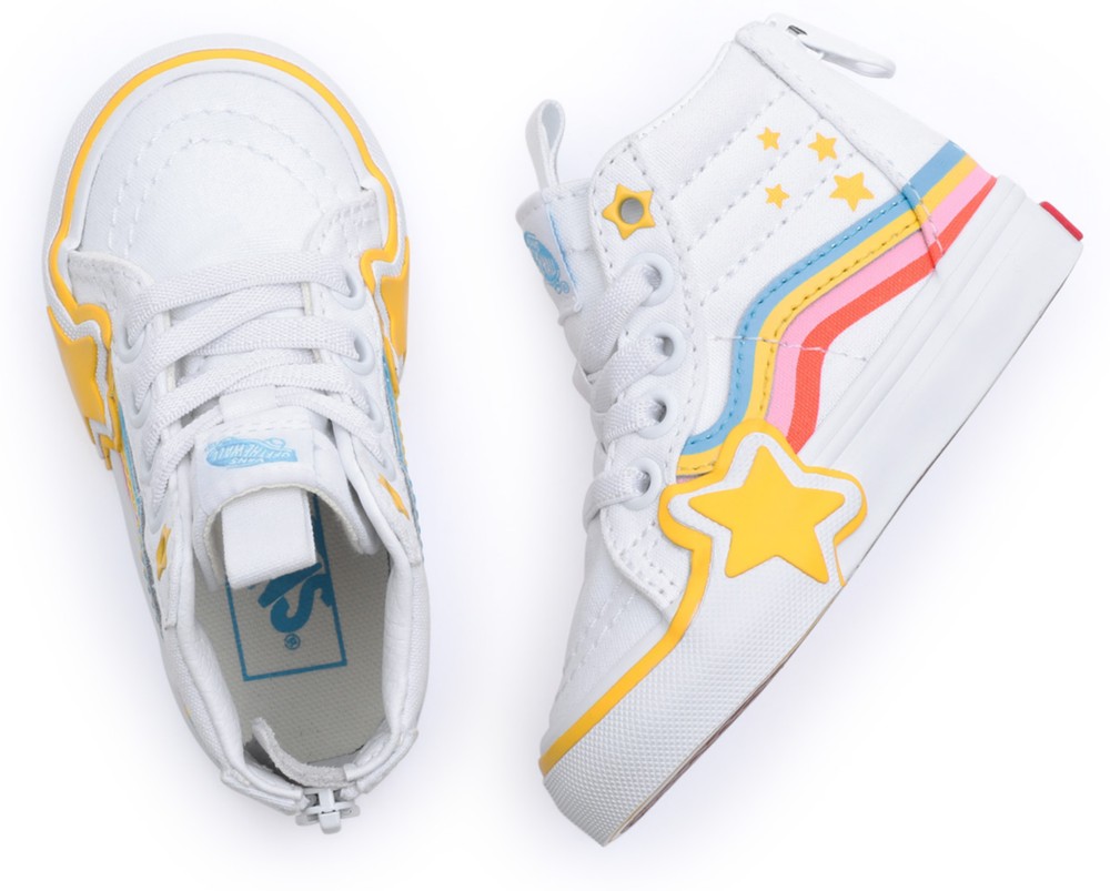 VansJungenLifestyleSneakerSk8-HiZipRainbowStar000BVNVNAHPTrueWhiteMulti-245
