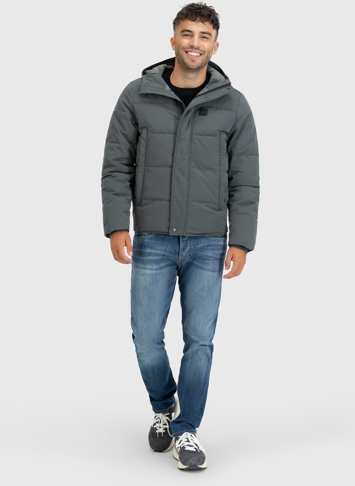 VintageIndustriesbergangsjackeWinterjackeGlennJacketStoneGrey-S