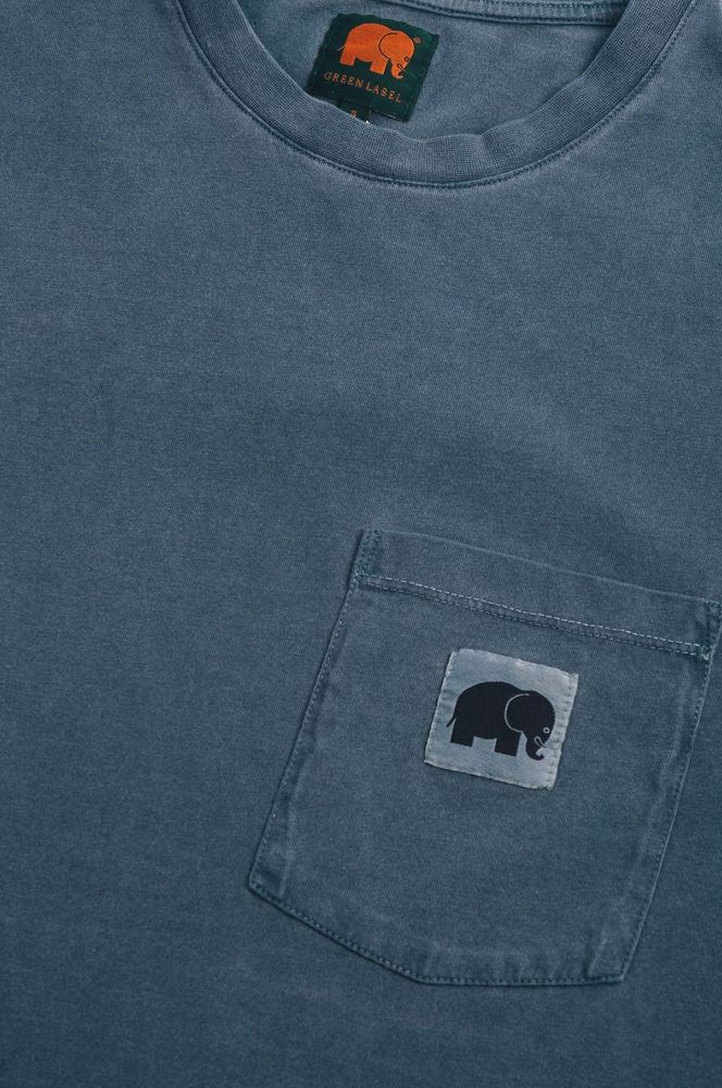 TrendsplantT-ShirtGarzaPigmentDyedT-ShirtElmGreenGreen-XS