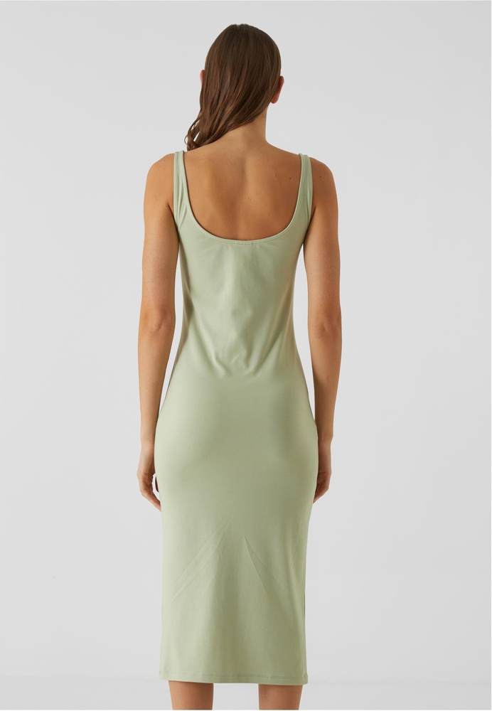 UrbanClassicsDamenKleidknielangLadiesBasicLongCottonJerseyDressTB7180Softsalvia-3XL