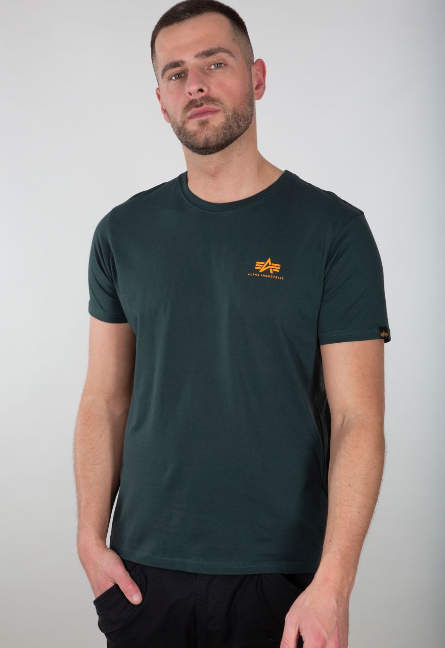 AlphaIndustriesBasicTSmallLogoT-ShirtUnisexDarkPetrol-XXL