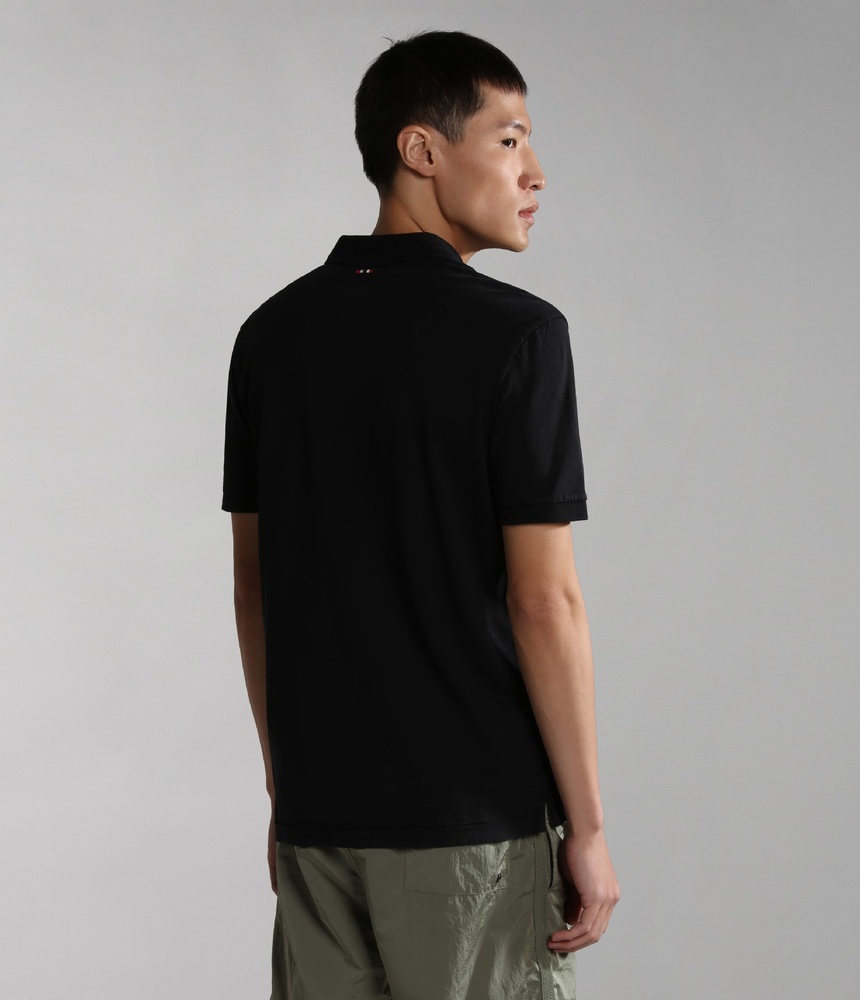 NapapijriPoloShirtElbasJerseyNP0A4GB4Black-XS