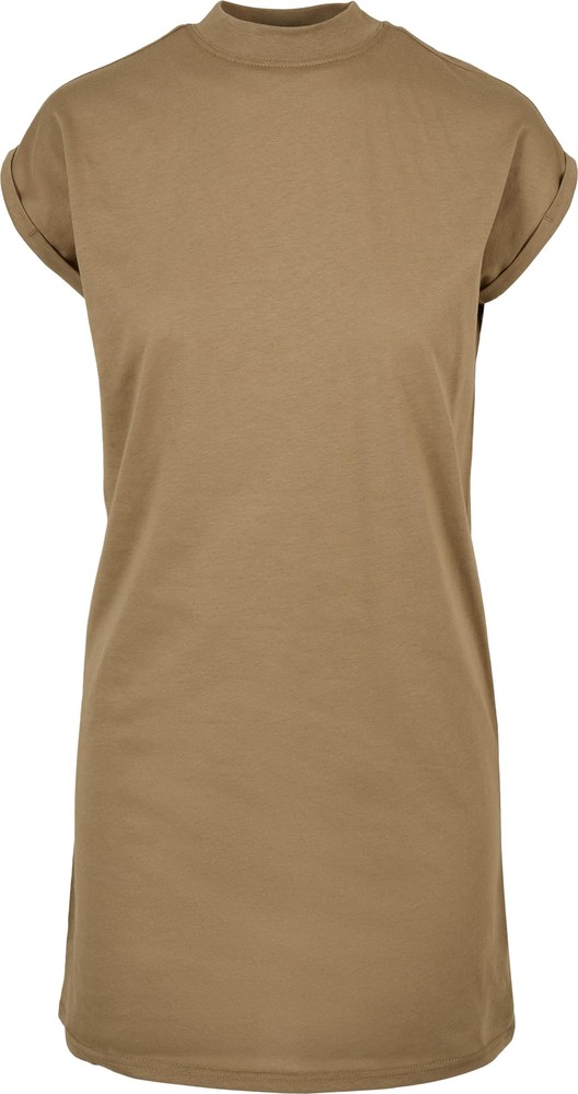 UrbanClassicsDamenLadiesTurtleExtendedShoulderDressKhaki-3XL