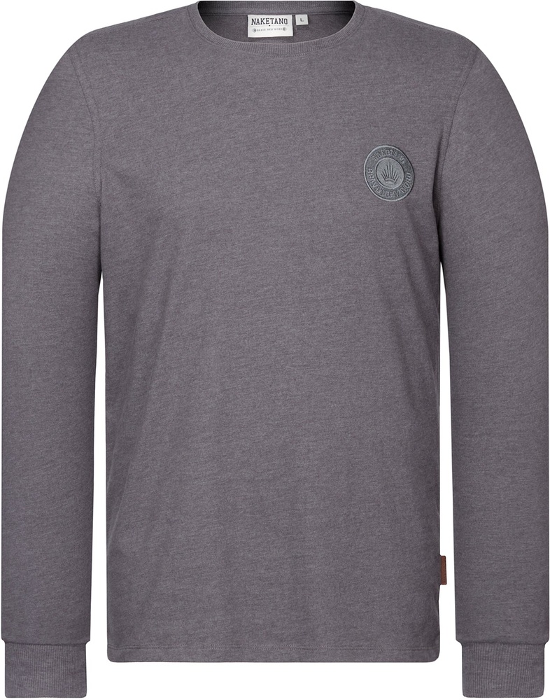 NaketanoPulloverItalienischerHengstLangen1600-0111DarkGreyMelange-S