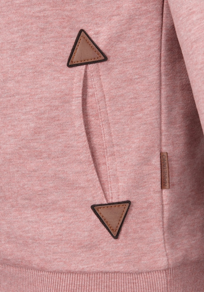 NaketanoDamenHoodieDarth1801-0203SchmutzmuschiPinkMelange-XS