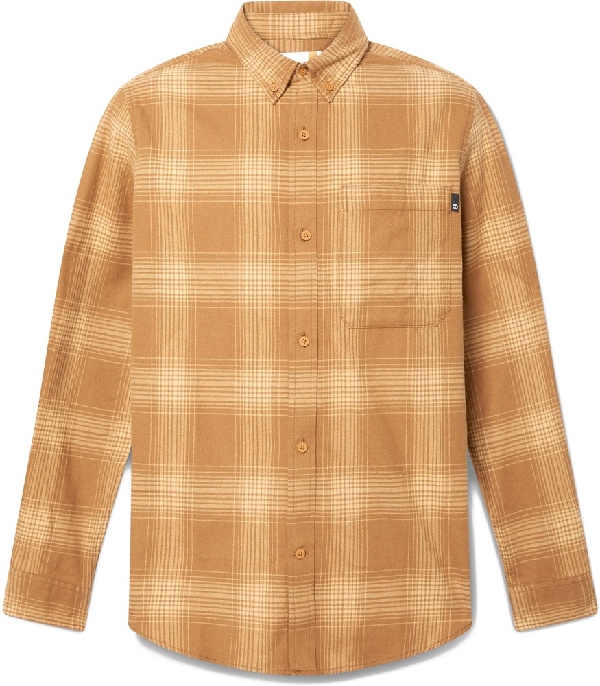 TimberlandT-ShirtHeavyFlannelCheckShirtTB0A42V1DarkWheatBYd-XXL