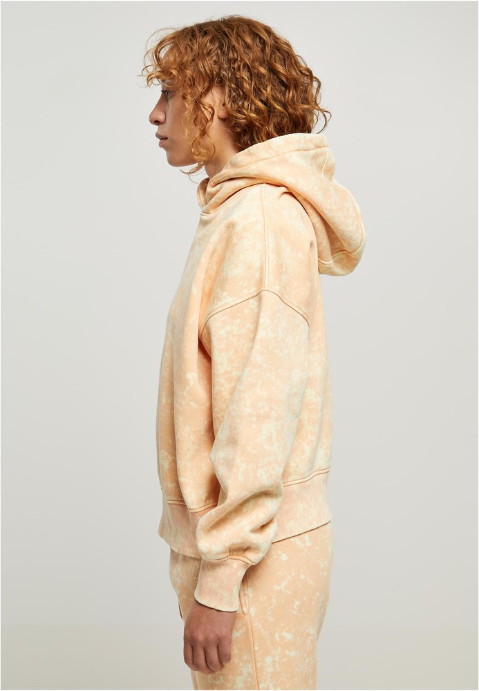 UrbanClassicsDamenLadiesOversizedTowelWashedHoodyPaleorange-3XL
