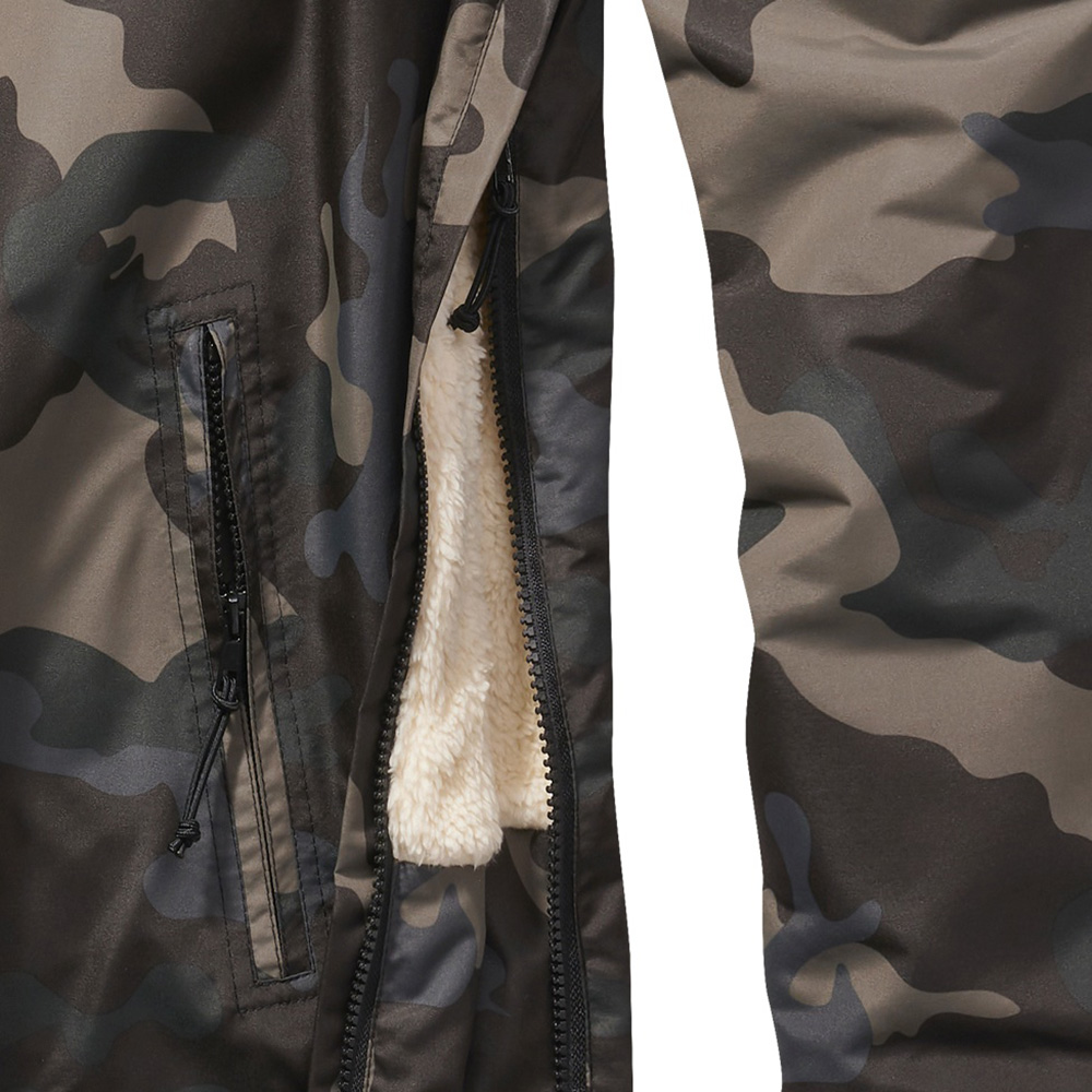 BranditJackeWindbreakerSherpainDarkcamo-S