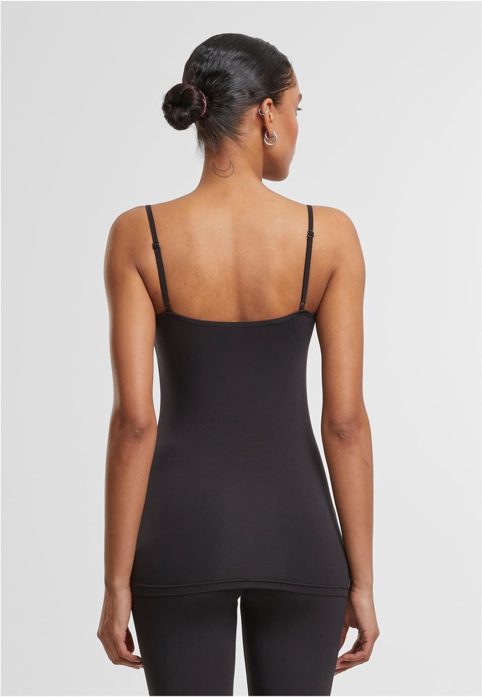 UrbanClassicsDamenLadiesNaturalFibreTankTop2-PackTB7675ABlackBlack-L