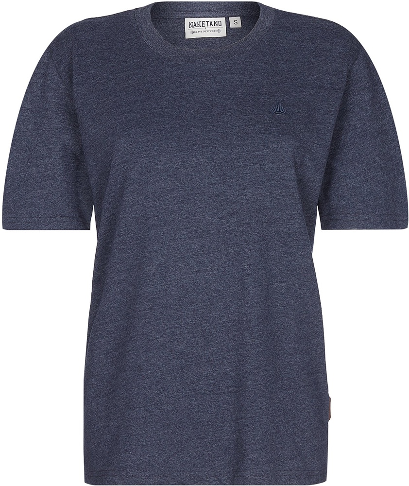 NaketanoDamenT-ShirtNew-T-Shirt2301-0013IndigoBlueMelange-XS