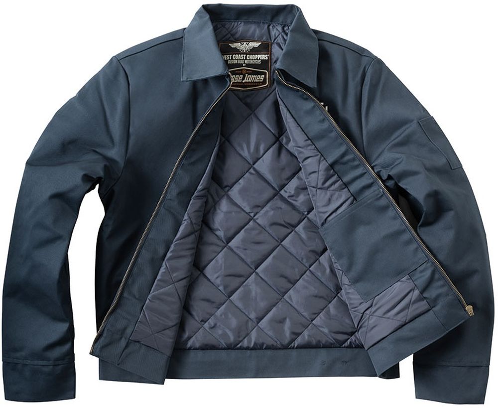 WCCWestCoastChoppersHerrenJackeOgLinedWorkjacketWCCJS170BL