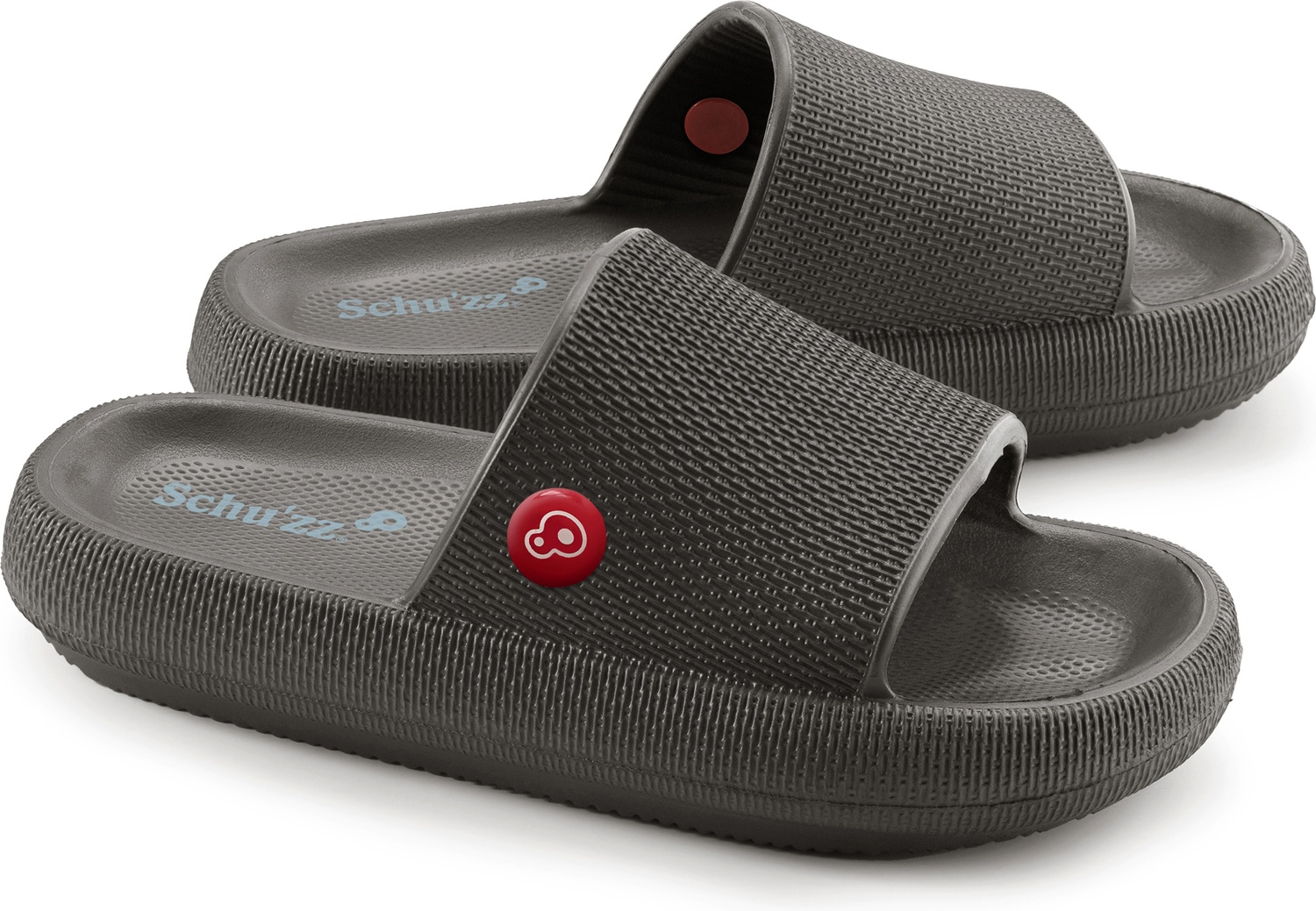 SchuzzSchuzzDamenBadelatschenCLAQUETTEFemmeRglisseanthraciteSchwarz-35-36