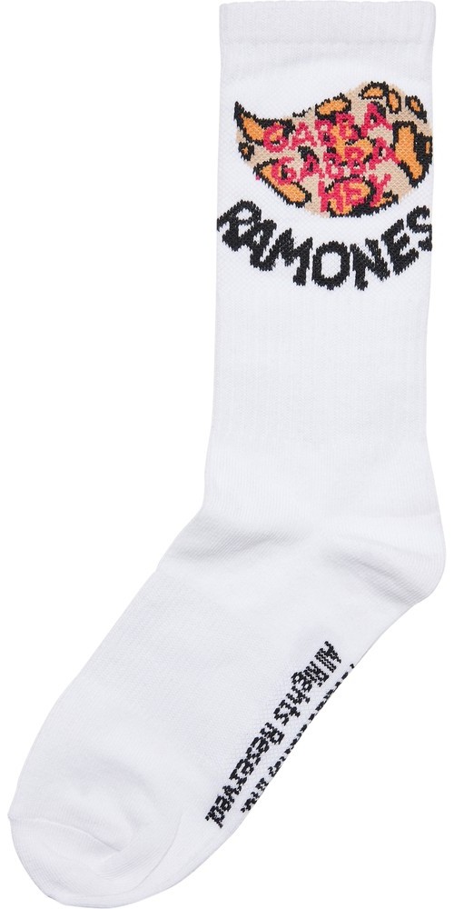 MerchcodeSockenRamonesLeoSocks2-PackLeoAopOffwhite
