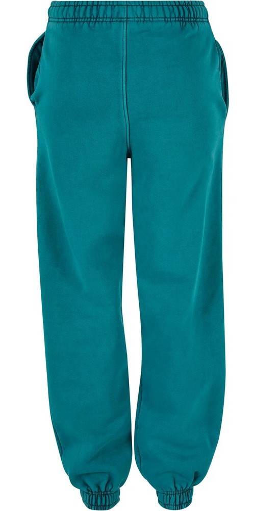 UrbanClassicsDamenHoseLadiesHighWaistStoneWashedSweatPants