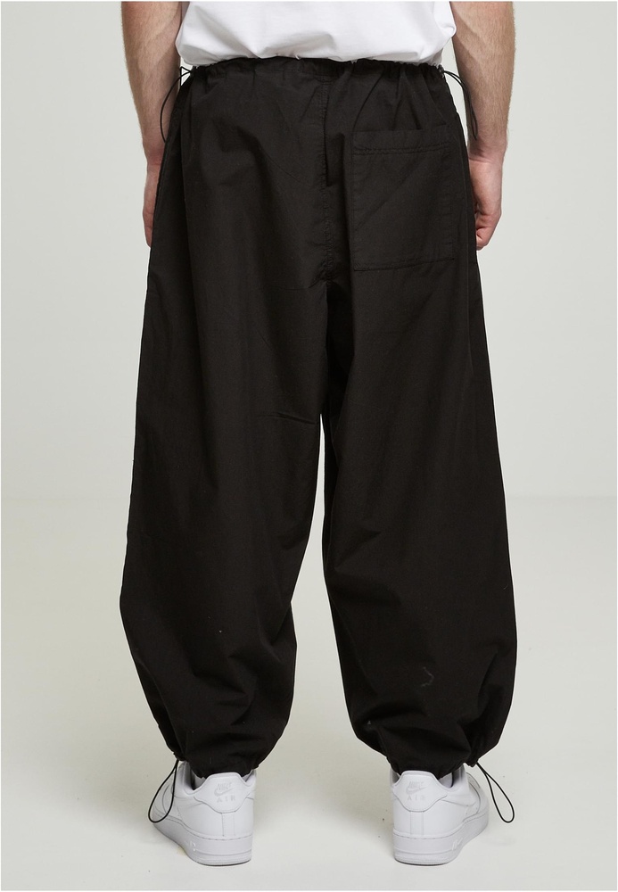 UrbanClassicsPoplineParachutePantsTB6392Black-L