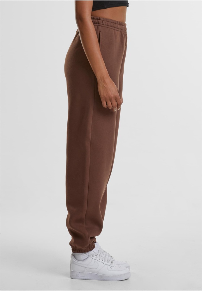 UrbanClassicsDamenLadiesFluffySweatpantsTB7107Chocolatebrown-3XL