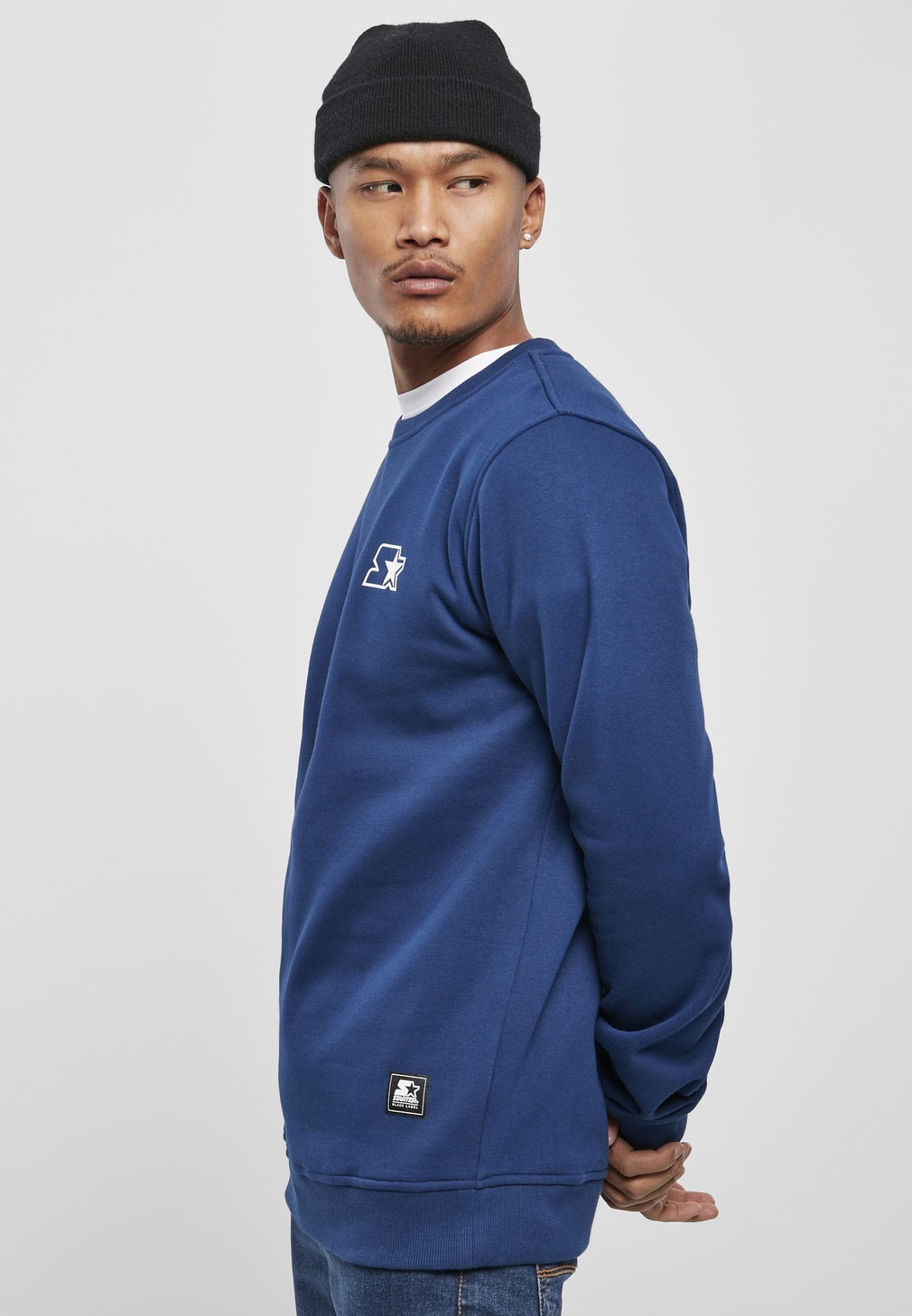 StarterBlackLabelPulloverStarterSmallLogoCrewST045