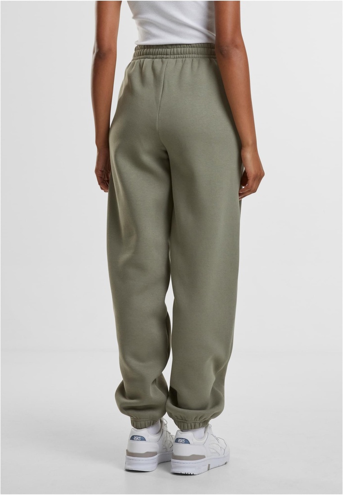 UrbanClassicsDamenLadiesFluffySweatpantsTB7107Paleolive-3XL