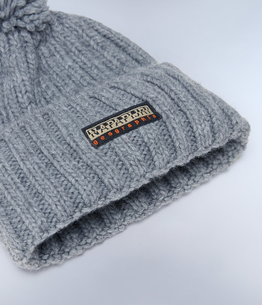 NapapijriCapFea2NP0A4GKAMediumGreyMelange