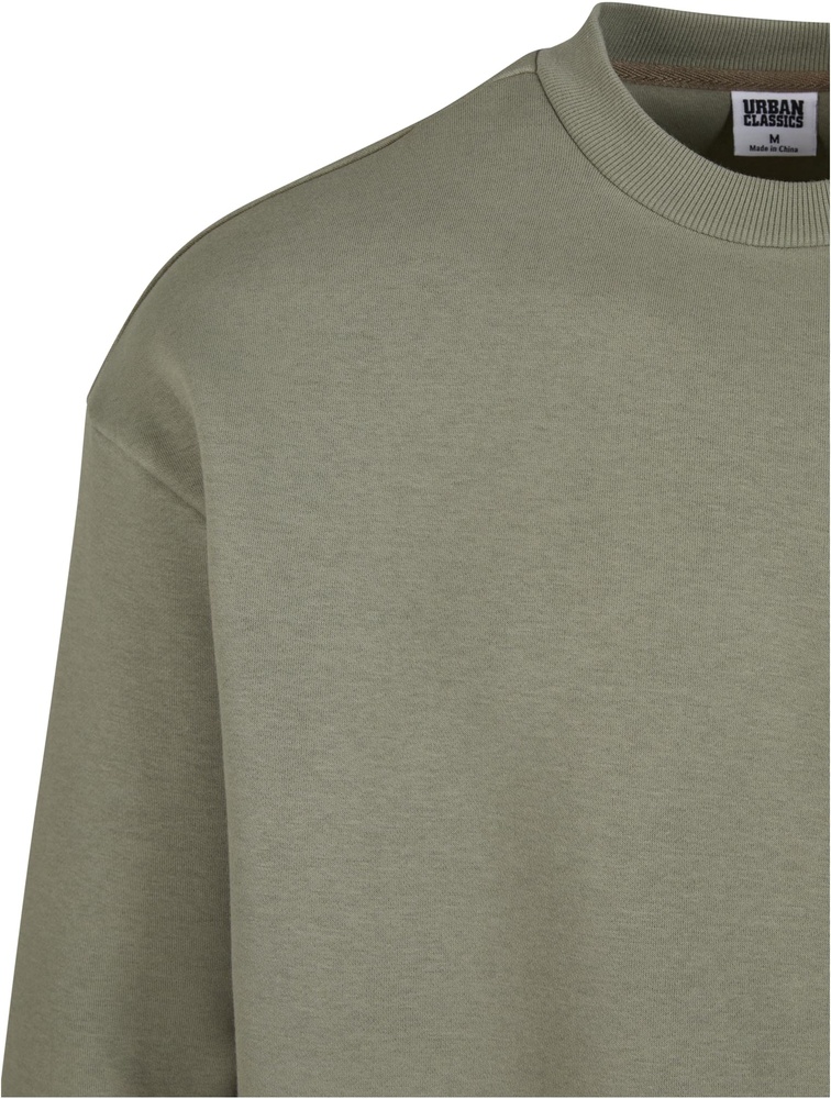UrbanClassicsFluffyCrewneckTB6751Paleolive-3XL