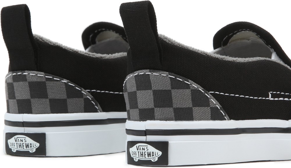 VansKinderKidsLifestyleClassicFTWSneakerTdSlip-OnVCheckerboardBlkPewter