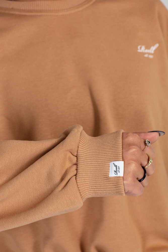 ReellDamenHoodieWomenAmaraCrewneck2304-003-15-018TanBrown-XS