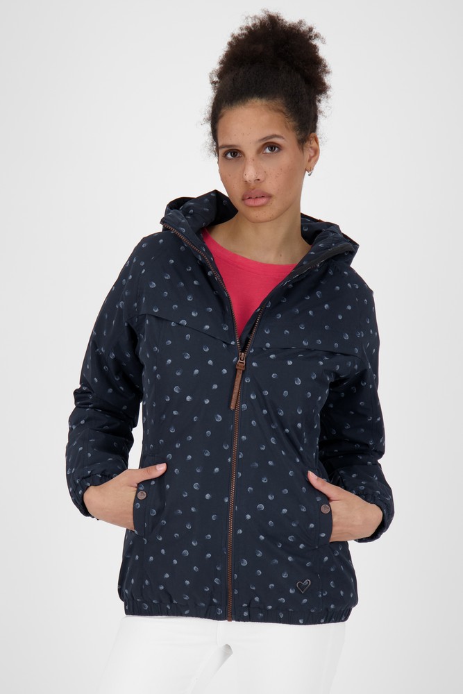 AlifeKickinDamenJackeBlackMambaAKBJacketMarine