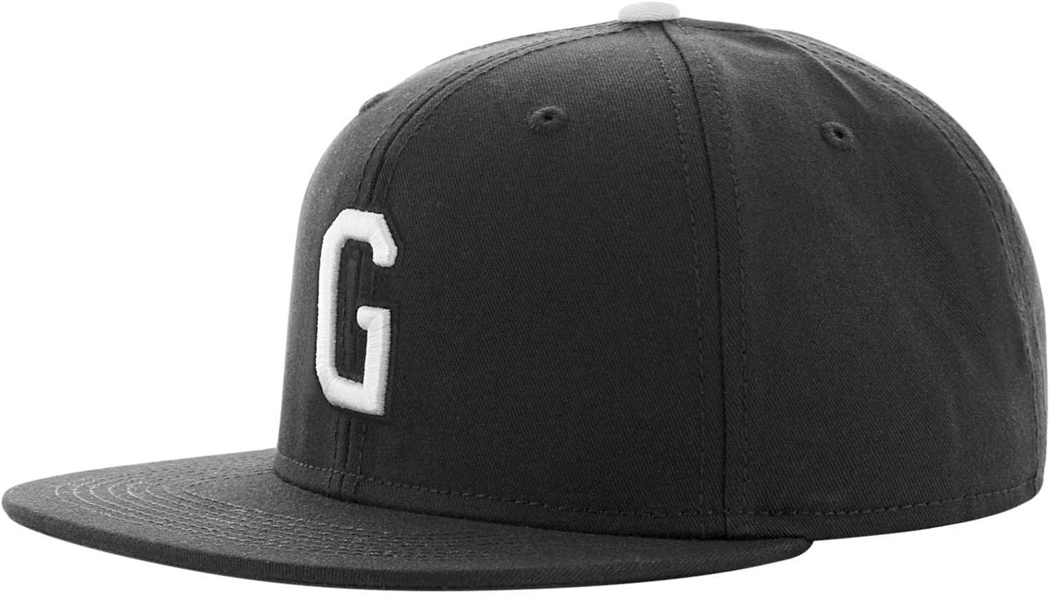 MSTRDSCapGLetterSnapbackBlack-blkL