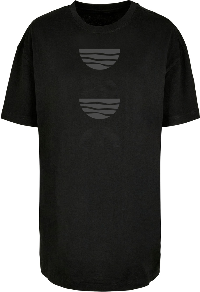 MerchcodeDamenLadiesAbstractWavesT-ShirtMP0008784