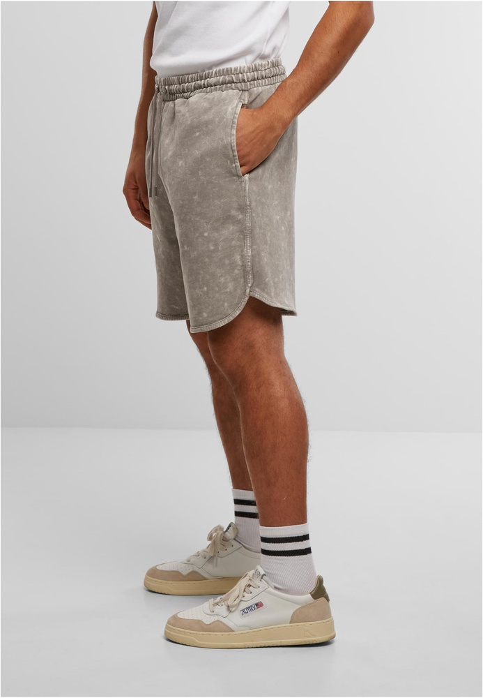 UrbanClassicsWashedPipedShortsTB7345Steelgrey-3XL
