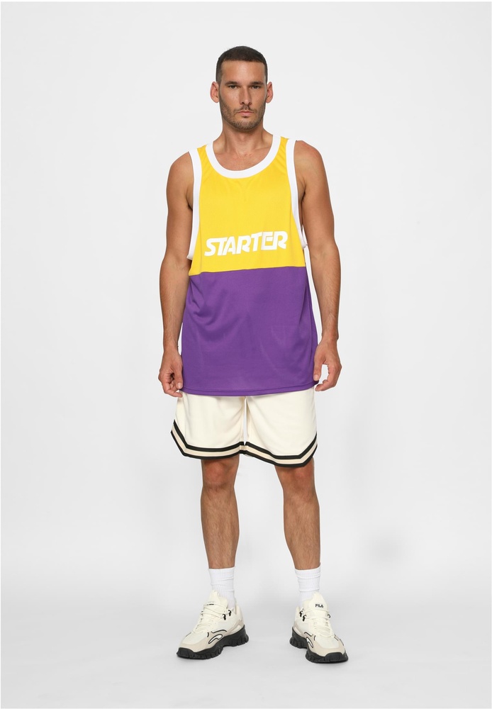 StarterBlackLabelStarterSplitMeshTankTopST368