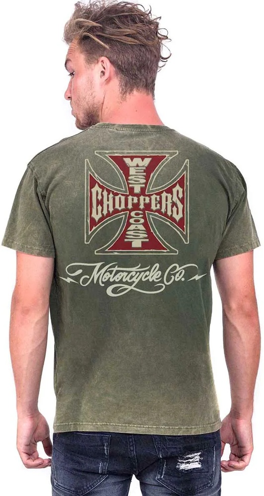 WCCWestCoastChoppersT-ShirtMotorcycleCoWCCTS132776GN