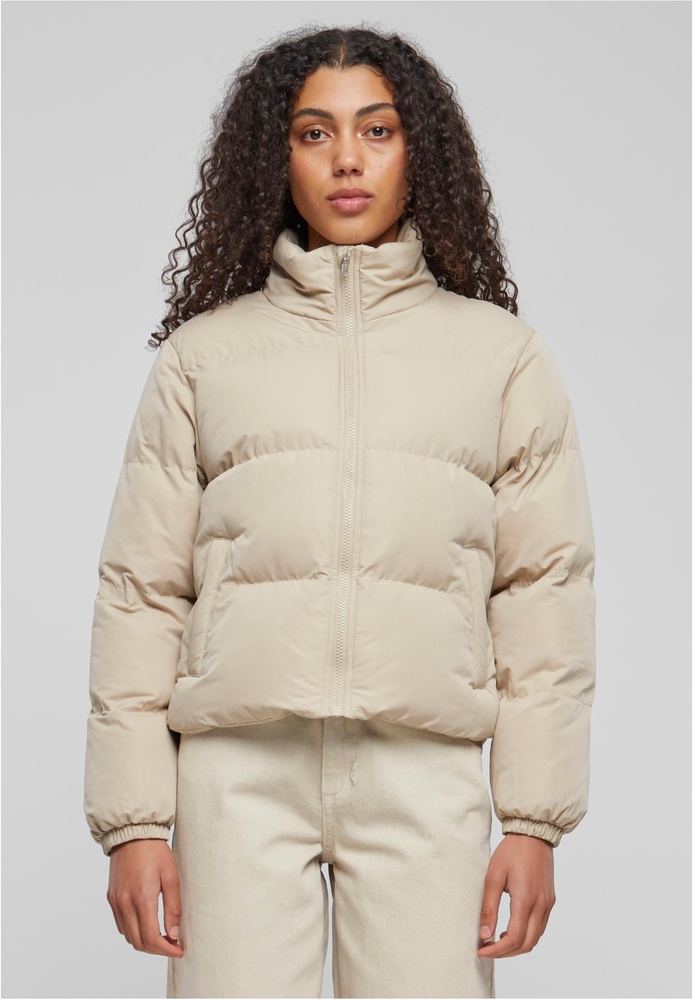 UrbanClassicsDamenLadiesShortPeachedPufferJacket