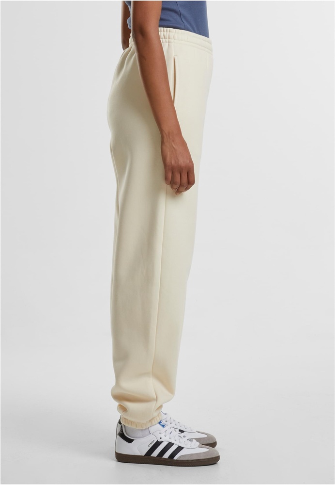 UrbanClassicsDamenLadiesFluffySweatpantsTB7107Whitesand-3XL