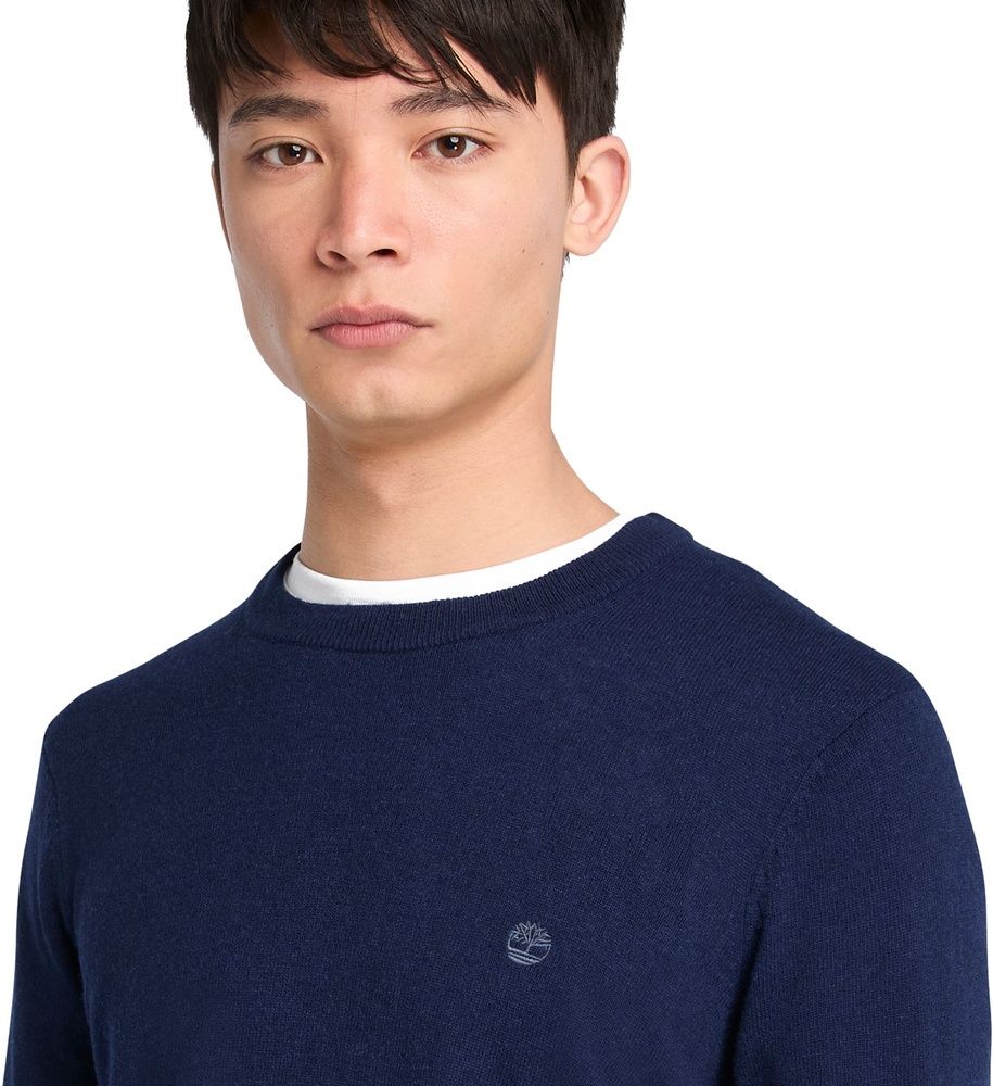 TimberlandPulloverSweatshirtJaffreyWoolBlendedCrewNeckSweaterTB0A5M1VDkSphDkDenim-3XL