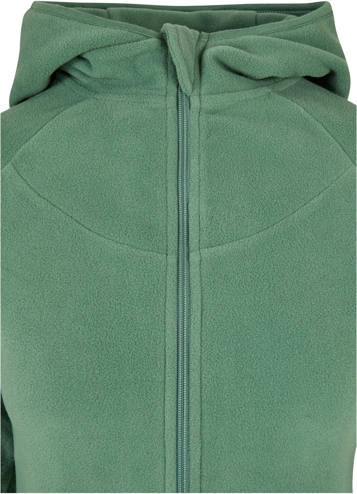 UrbanClassicsDamenSweatshirtLadiesPolarFleeceZipHoodySalvia-3XL