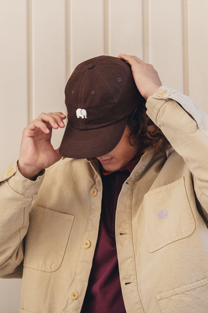 TrendsplantCapLogoDadCapPoplarBrown