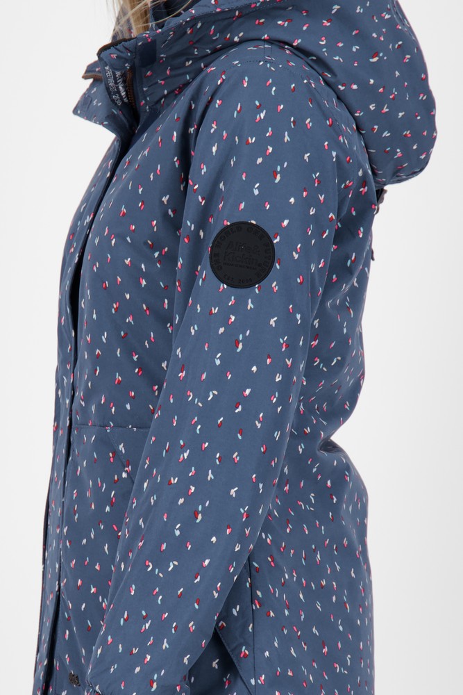 AlifeKickinDamenRegenjackeFloraAKBParkaNightblue