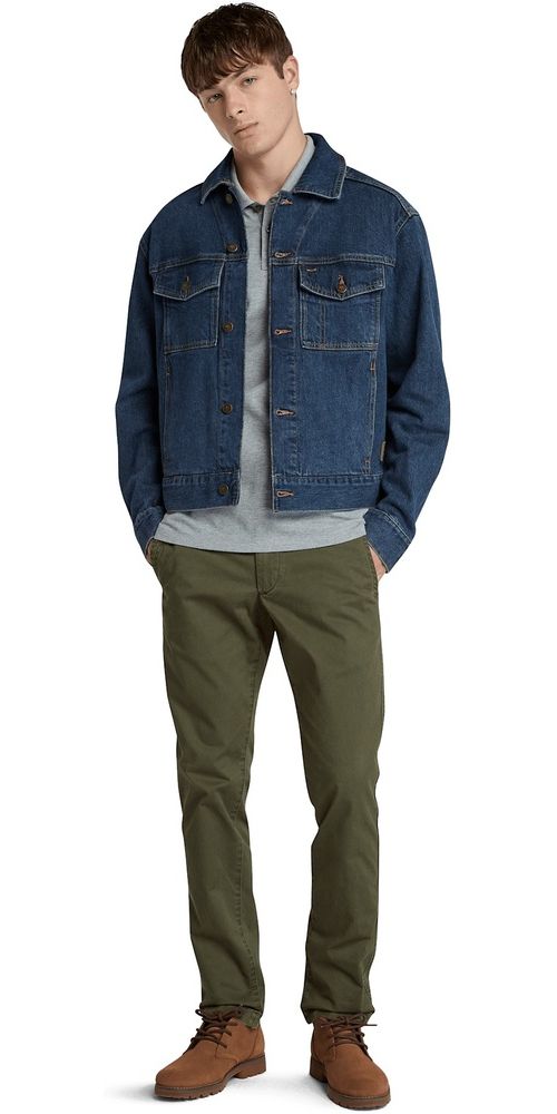 TimberlandPoloshirtOysterRiverChestLogoSsPoloSlimTB0A2BS1