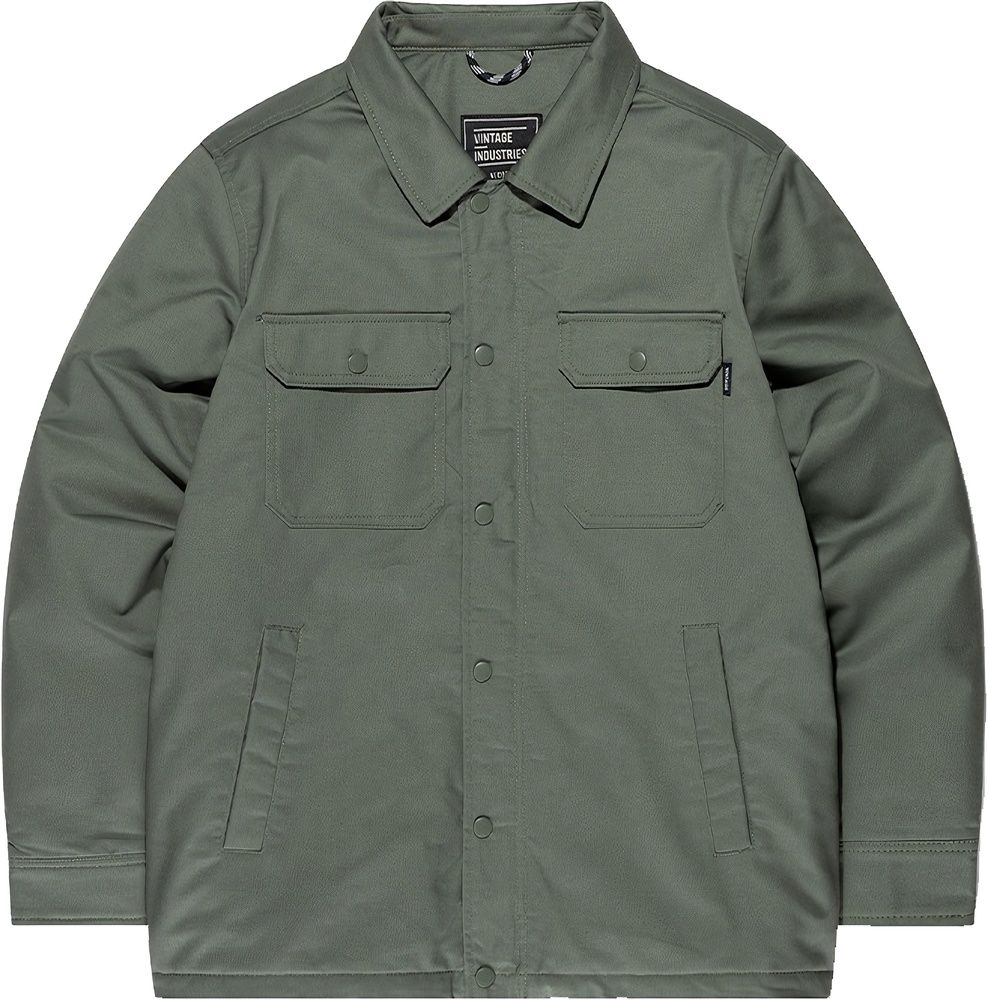 VintageIndustriesbergangsjackeHendrixShirtJacket3552LightOlive-S