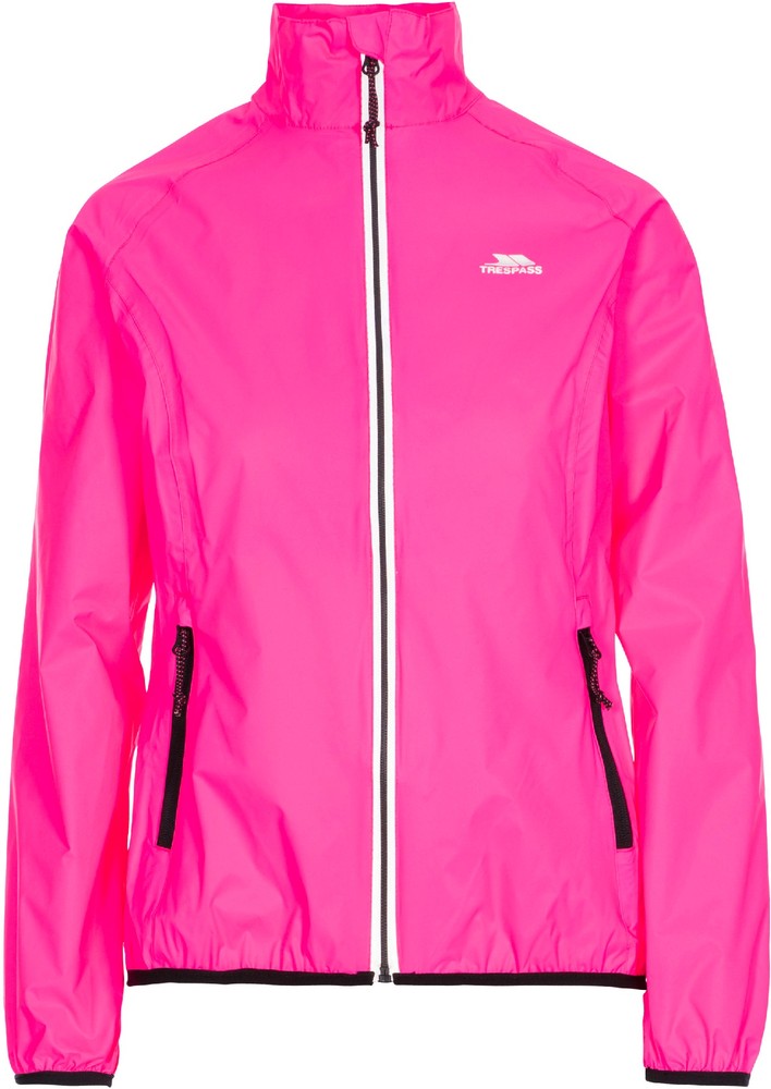 TrespassDamenRegenjackeBeaming-FemaleActivePackawayJacketHiVisibilityPink
