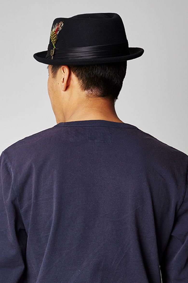 BrixtonHatStoutPorkPieBlack