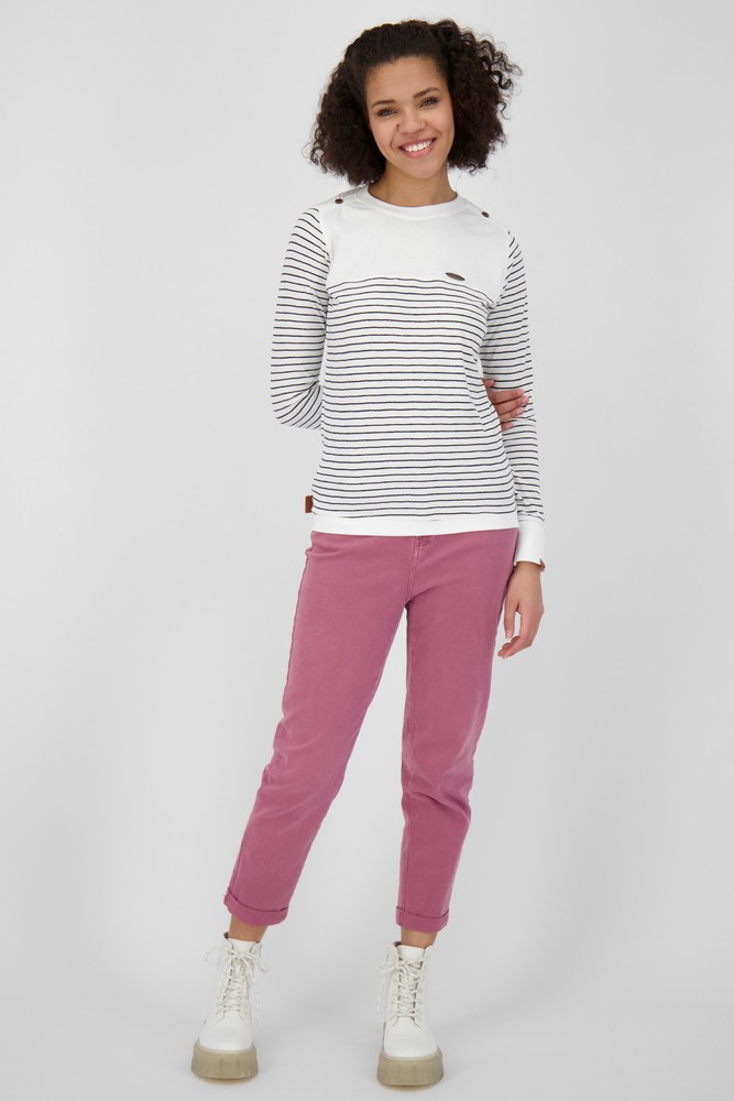AlifeKickinDamenLongsleeveBundLeonieAKZ62048-9999Pearl-XS