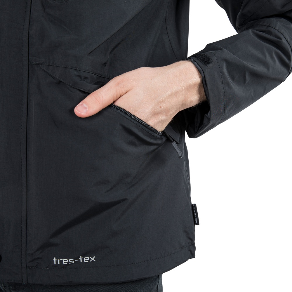 TrespassRegenjackeCorvoJacket-MaleJacketTp75Black-XS