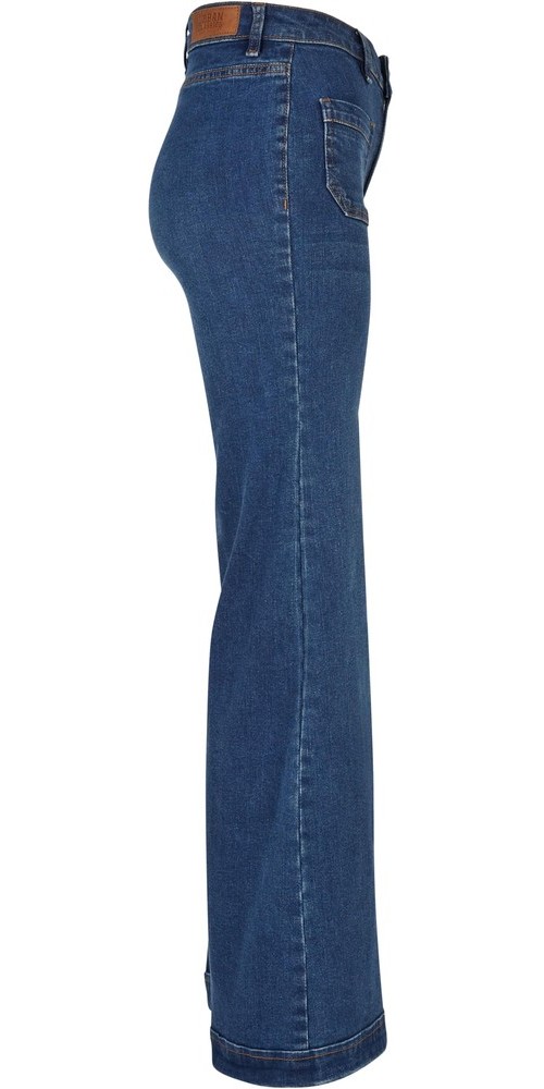 UrbanClassicsDamenJeansLadiesVintageFlaredDenimPants