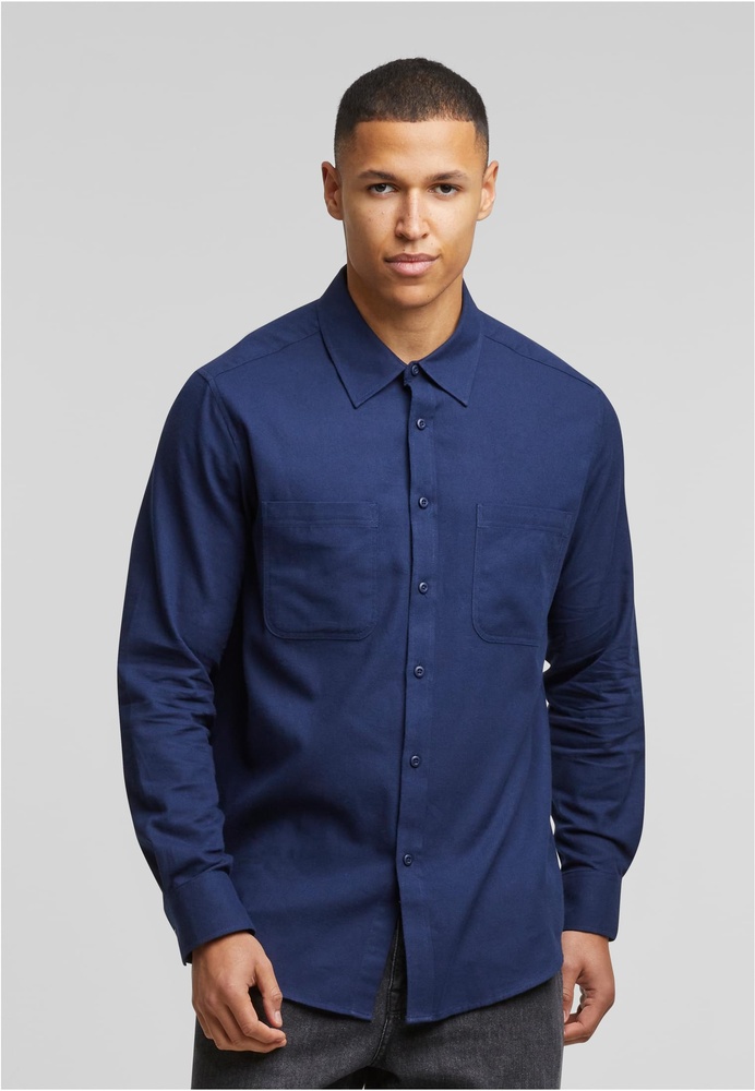 UrbanClassicsHemdFlanellShirtTB6357Navy-3XL