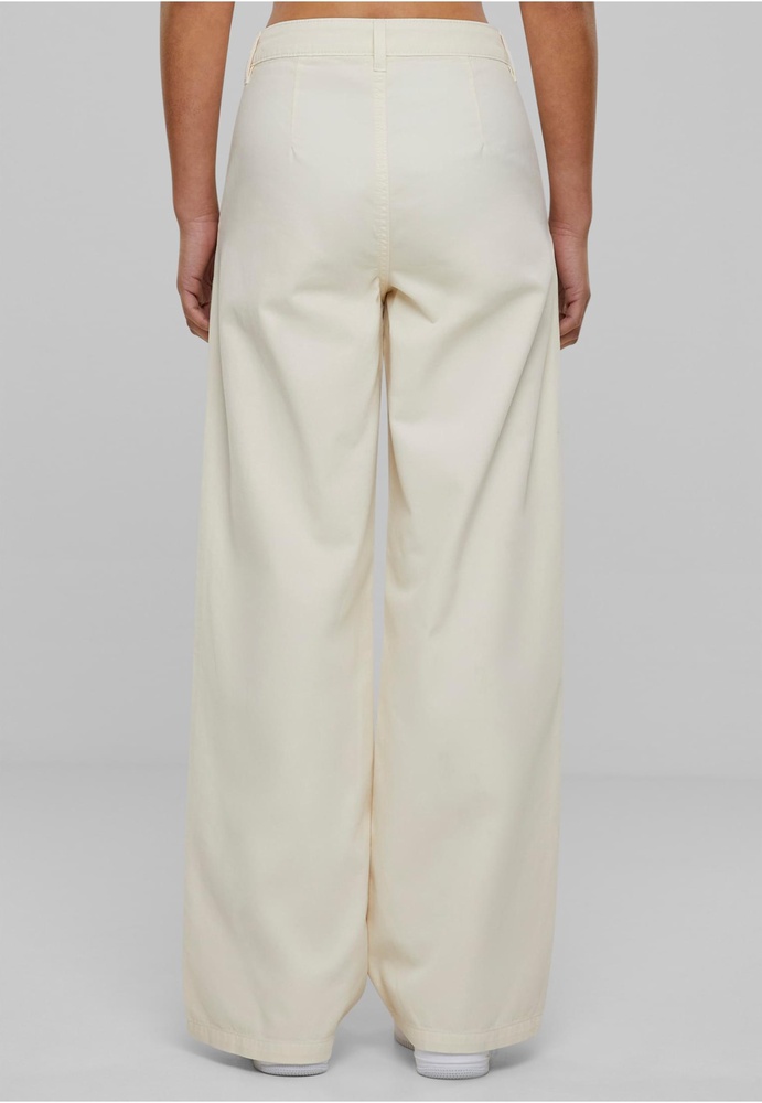 UrbanClassicsDamenLadiesOrganicPleatedCottonPantsTB6216Whitesand-26