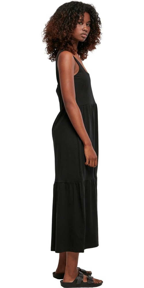 UrbanClassicsDamenLadies78LengthValanceSummerDressBlack-3XL