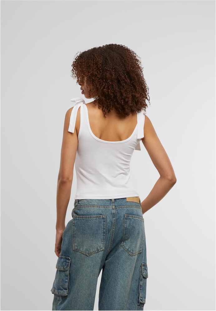 UrbanClassicsDamenT-ShirtLadiesTiedBasicJerseyTop2-PackTB7520ABlackWhite-3XL